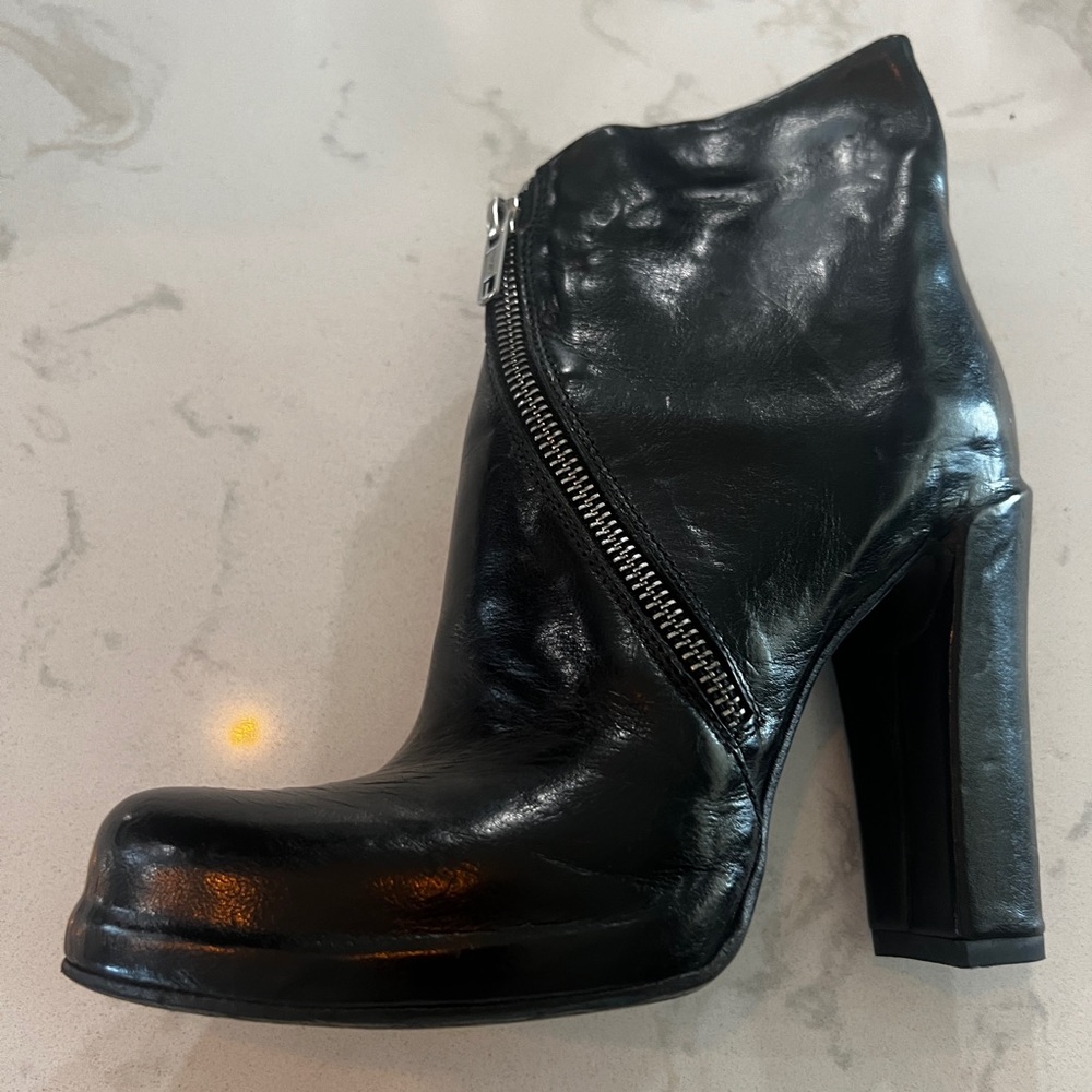 Officine Creative Handmade Italian Leather Women’s Booties Size 37 1/2